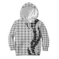 Gray Hawaii Palaka Kid Hoodie Hawaiian Honohono Lei LT05 Hoodie Gray - Polynesian Pride