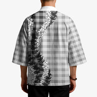 Gray Hawaii Palaka Kimono Hawaiian Honohono Lei LT05 - Polynesian Pride