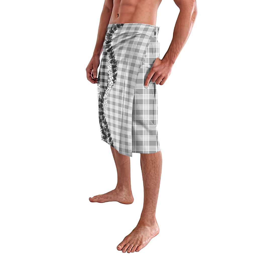 Gray Hawaii Palaka Lavalava Hawaiian Honohono Lei LT05 - Polynesian Pride
