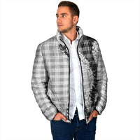 Gray Hawaii Palaka Padded Jacket Hawaiian Honohono Lei LT05 - Polynesian Pride