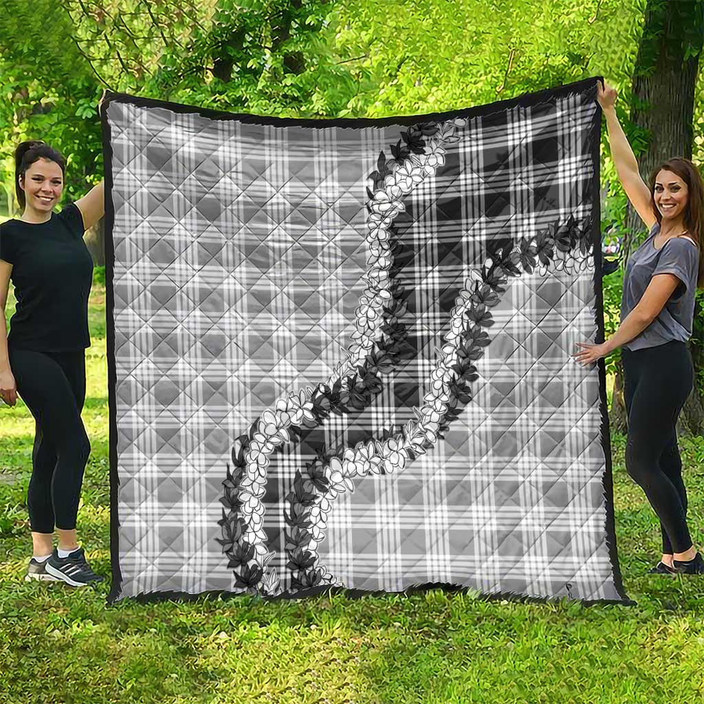 Gray Hawaii Palaka Quilt Hawaiian Honohono Lei LT05 - Polynesian Pride