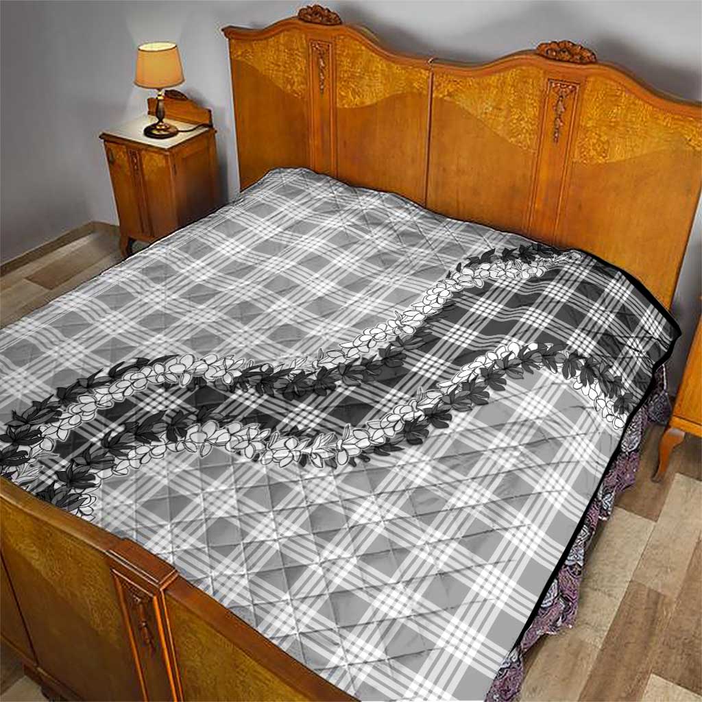 Gray Hawaii Palaka Quilt Hawaiian Honohono Lei LT05 - Polynesian Pride