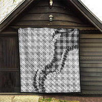 Gray Hawaii Palaka Quilt Hawaiian Honohono Lei LT05 - Polynesian Pride