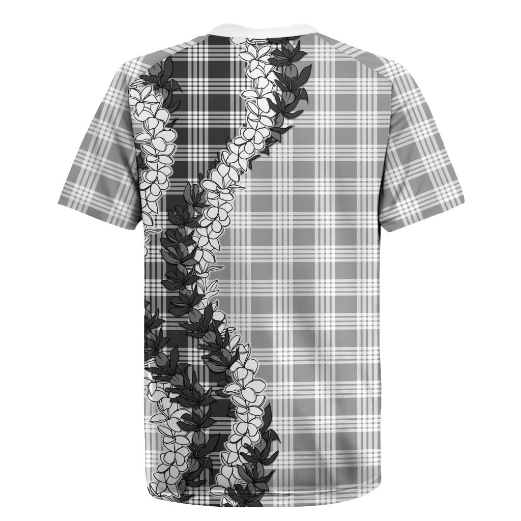 Gray Hawaii Palaka Rugby Jersey Hawaiian Honohono Lei LT05 - Polynesian Pride