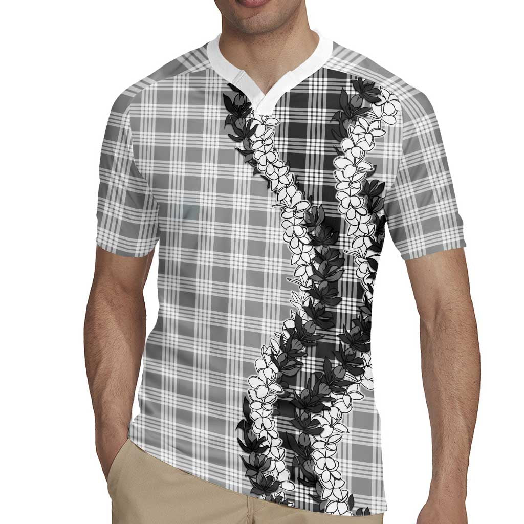 Gray Hawaii Palaka Rugby Jersey Hawaiian Honohono Lei LT05 - Polynesian Pride