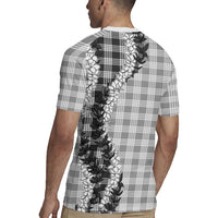 Gray Hawaii Palaka Rugby Jersey Hawaiian Honohono Lei LT05 - Polynesian Pride
