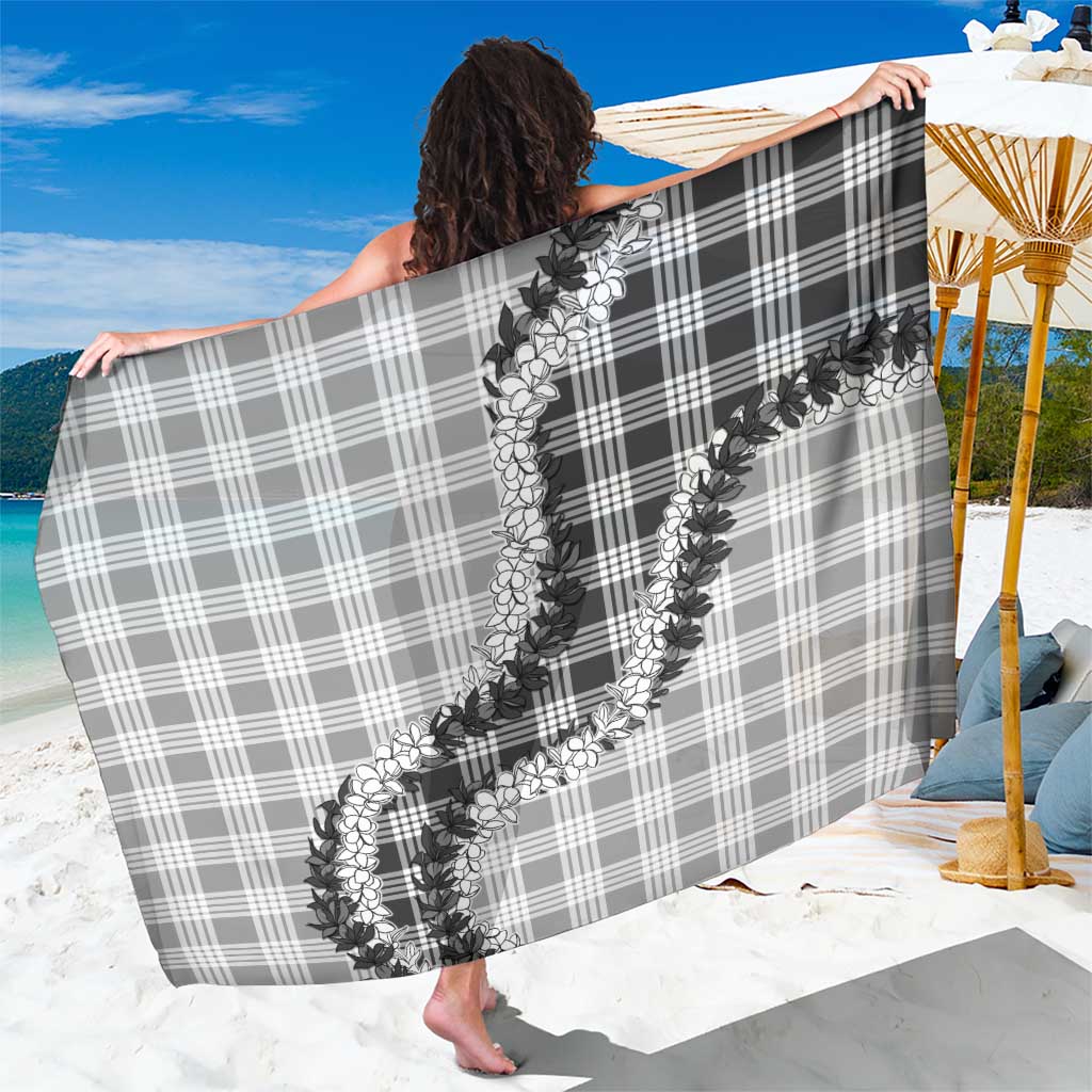 Gray Hawaii Palaka Sarong Hawaiian Honohono Lei LT05 One Size 44 x 66 inches Gray - Polynesian Pride