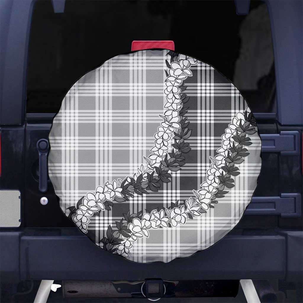 Gray Hawaii Palaka Spare Tire Cover Hawaiian Honohono Lei LT05 No hole Gray - Polynesian Pride