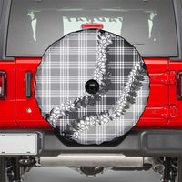 Gray Hawaii Palaka Spare Tire Cover Hawaiian Honohono Lei LT05 - Polynesian Pride