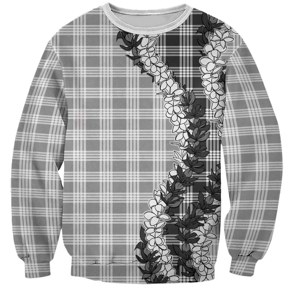 Gray Hawaii Palaka Sweatshirt Hawaiian Honohono Lei LT05 Unisex Gray - Polynesian Pride