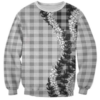 Gray Hawaii Palaka Sweatshirt Hawaiian Honohono Lei LT05 Unisex Gray - Polynesian Pride