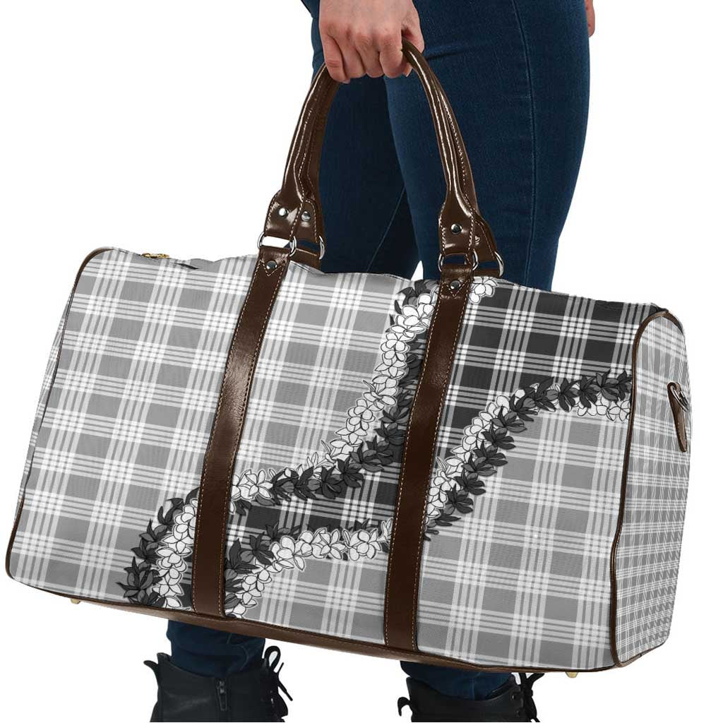 Gray Hawaii Palaka Travel Bag Hawaiian Honohono Lei LT05 - Polynesian Pride