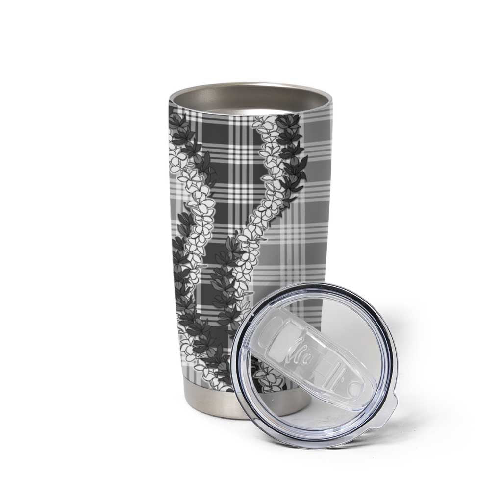 Gray Hawaii Palaka Tumbler Cup Hawaiian Honohono Lei LT05 - Polynesian Pride