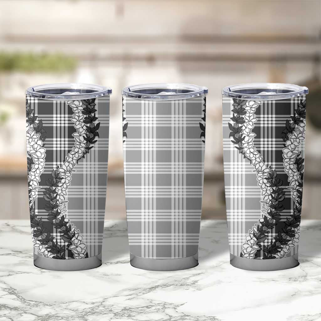 Gray Hawaii Palaka Tumbler Cup Hawaiian Honohono Lei LT05 - Polynesian Pride