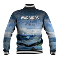 New Zealand Wanaka Air Show Baseball Jacket With Maori Pattern LT05 - Polynesian Pride