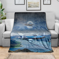 New Zealand Wanaka Air Show Blanket With Maori Pattern LT05 - Polynesian Pride