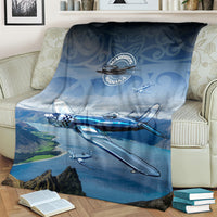 New Zealand Wanaka Air Show Blanket With Maori Pattern LT05 - Polynesian Pride