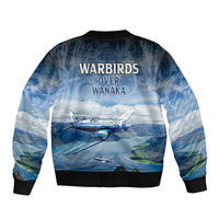 New Zealand Wanaka Air Show Bomber Jacket With Maori Pattern LT05 - Polynesian Pride