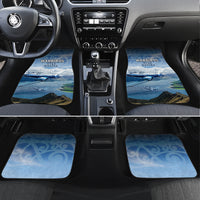 New Zealand Wanaka Air Show Car Mats With Maori Pattern LT05 Set 4pcs Blue - Polynesian Pride