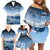 New Zealand Wanaka Air Show Family Matching Off Shoulder Short Dress and Hawaiian Shirt With Maori Pattern