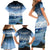 New Zealand Wanaka Air Show Family Matching Short Sleeve Bodycon Dress and Hawaiian Shirt With Maori Pattern