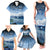 New Zealand Wanaka Air Show Family Matching Tank Maxi Dress and Hawaiian Shirt With Maori Pattern