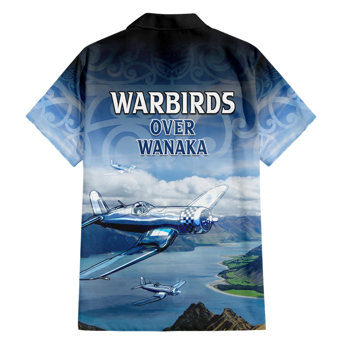 New Zealand Wanaka Air Show Hawaiian Shirt With Maori Pattern LT05 - Polynesian Pride