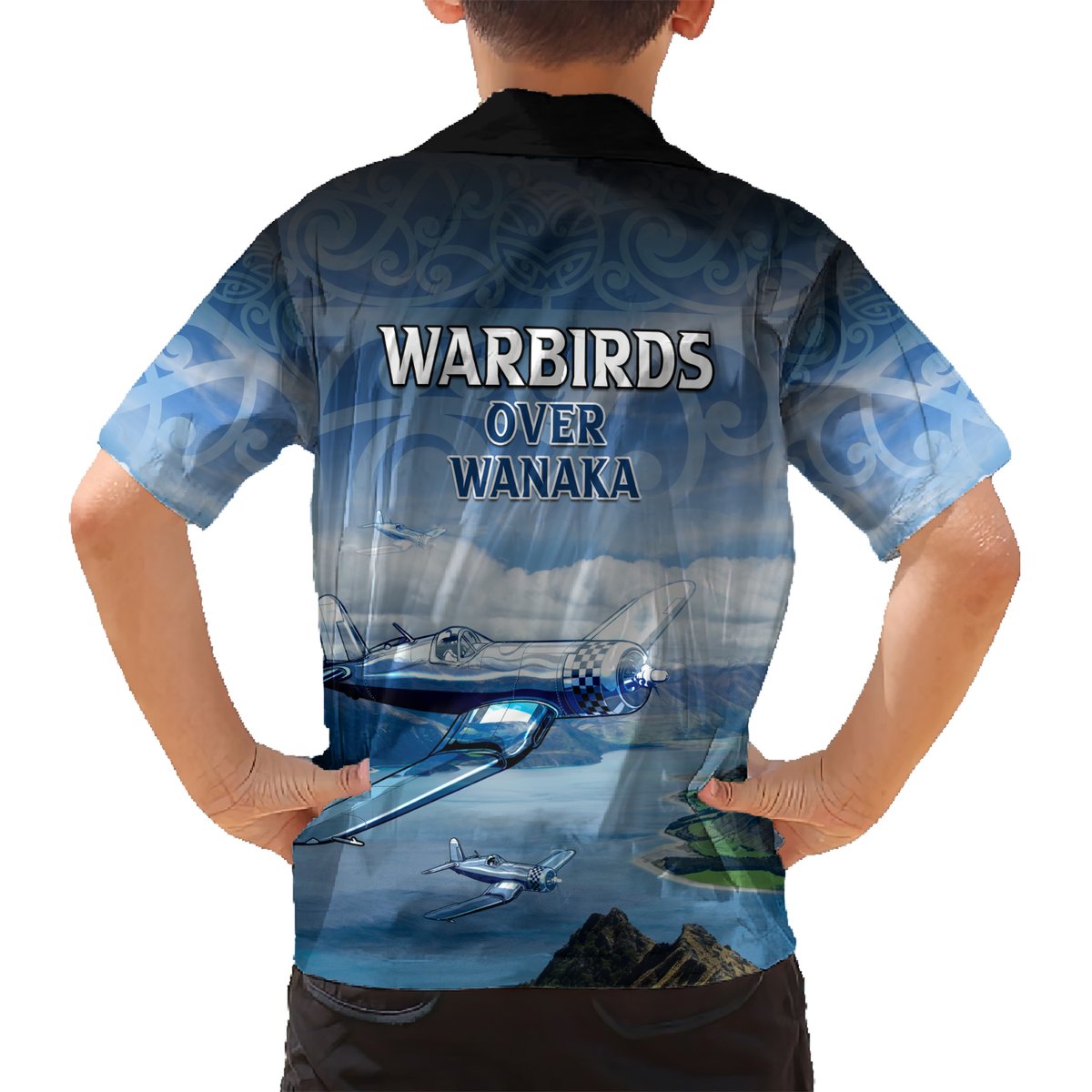 New Zealand Wanaka Air Show Hawaiian Shirt With Maori Pattern LT05 - Polynesian Pride