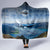 New Zealand Wanaka Air Show Hooded Blanket With Maori Pattern