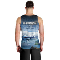 New Zealand Wanaka Air Show Men Tank Top With Maori Pattern LT05 - Polynesian Pride