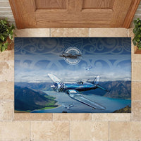 New Zealand Wanaka Air Show Rubber Doormat With Maori Pattern LT05 - Polynesian Pride