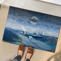 New Zealand Wanaka Air Show Rubber Doormat With Maori Pattern LT05 - Polynesian Pride