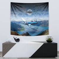 New Zealand Wanaka Air Show Tapestry With Maori Pattern LT05 - Polynesian Pride