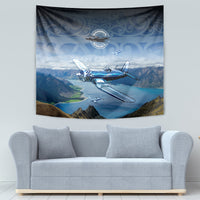 New Zealand Wanaka Air Show Tapestry With Maori Pattern LT05 - Polynesian Pride