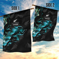 New Zealand Marathon Garden Flag Silver Fern Paua Shell Simple Style LT05 - Polynesian Pride