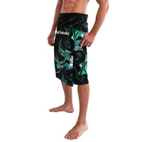 New Zealand Marathon Lavalava Silver Fern Paua Shell Simple Style LT05 - Polynesian Pride