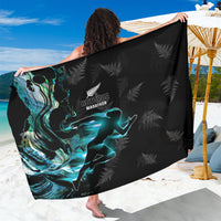New Zealand Marathon Sarong Silver Fern Paua Shell Simple Style