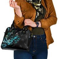 New Zealand Marathon Shoulder Handbag Silver Fern Paua Shell Simple Style LT05 - Polynesian Pride