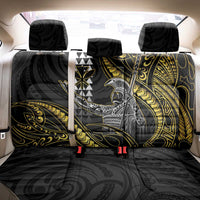 Hawaii King Kamehameha The Great Back Car Seat Cover Gold Tribal Tattoo