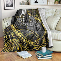 Hawaii King Kamehameha The Great Blanket Gold Tribal Tattoo