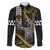 Hawaii King Kamehameha The Great Family Matching Summer Maxi Dress and Hawaiian Shirt Gold Tribal Tattoo