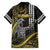 Hawaii King Kamehameha The Great Family Matching Tank Maxi Dress and Hawaiian Shirt Gold Tribal Tattoo