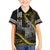 Hawaii King Kamehameha The Great Family Matching Tank Maxi Dress and Hawaiian Shirt Gold Tribal Tattoo