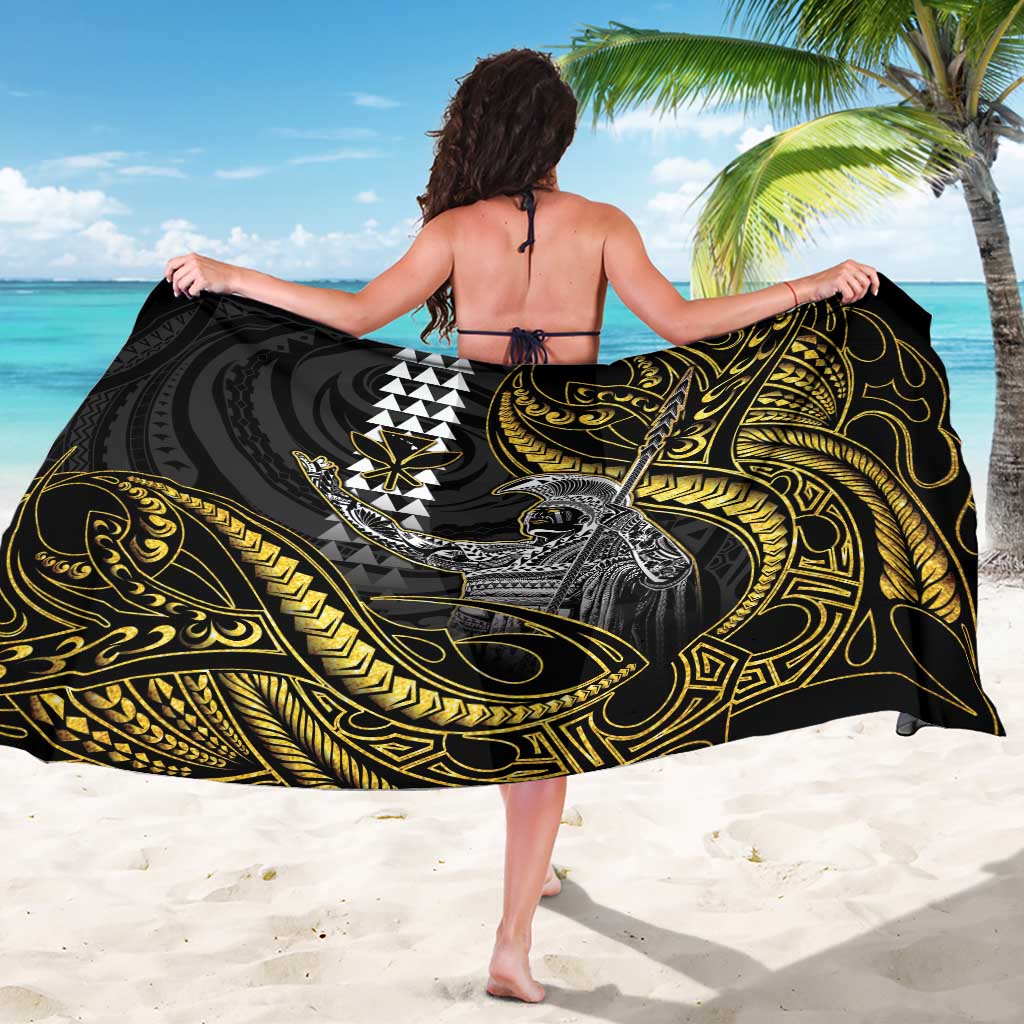 Hawaii King Kamehameha The Great Sarong Gold Tribal Tattoo