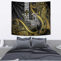 Hawaii King Kamehameha The Great Tapestry Gold Tribal Tattoo