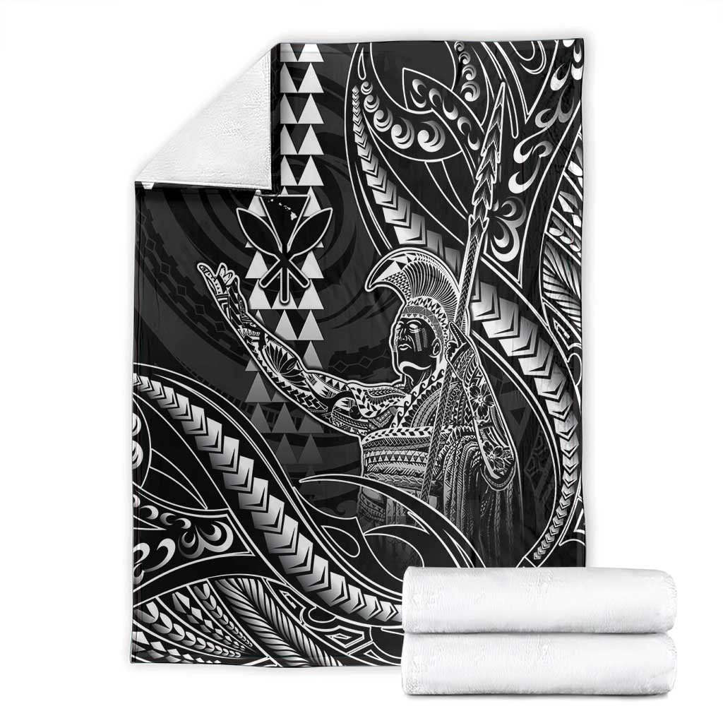 Hawaii King Kamehameha The Great Blanket Black Tribal Tattoo