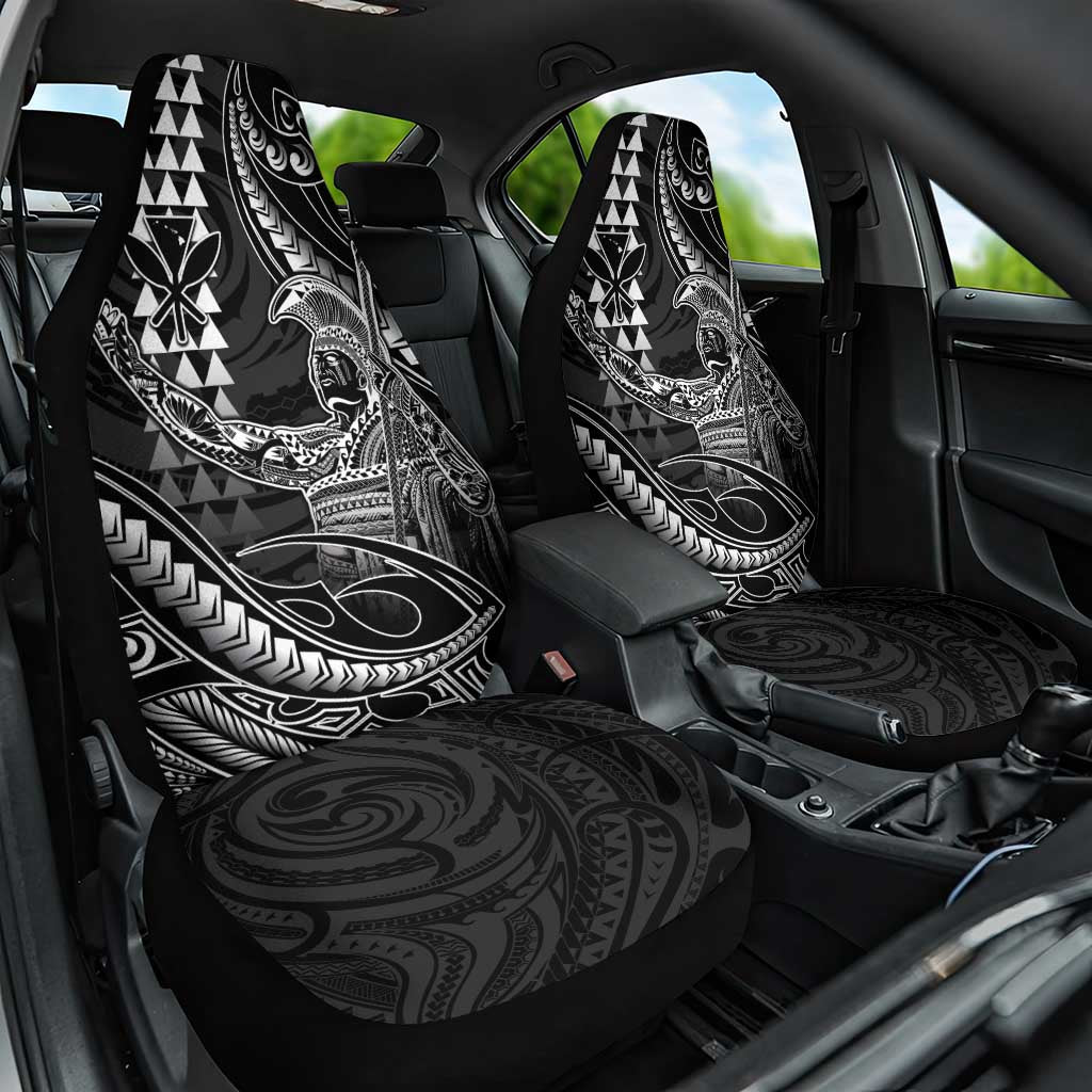 Hawaii King Kamehameha The Great Car Seat Cover Black Tribal Tattoo