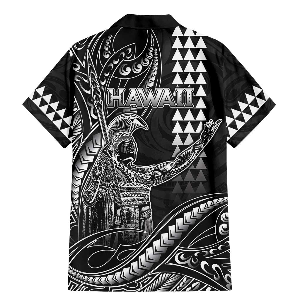 Hawaii King Kamehameha The Great Family Matching Mermaid Dress and Hawaiian Shirt Black Tribal Tattoo