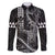 Hawaii King Kamehameha The Great Family Matching Summer Maxi Dress and Hawaiian Shirt Black Tribal Tattoo