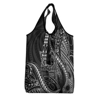 Hawaii King Kamehameha The Great Grocery Bag Black Tribal Tattoo